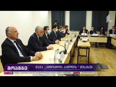 დავა „ამნისტიის კანონის“ შესახებ